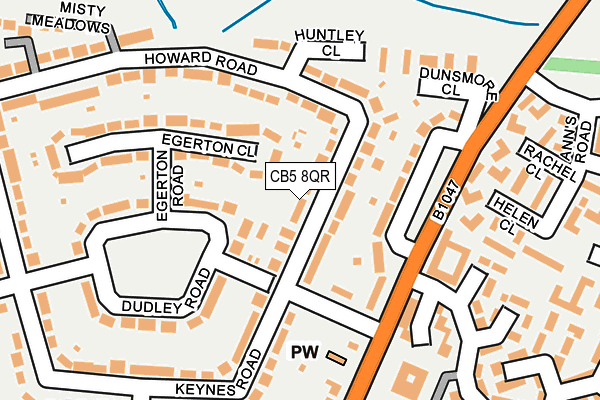 CB5 8QR map - OS OpenMap – Local (Ordnance Survey)