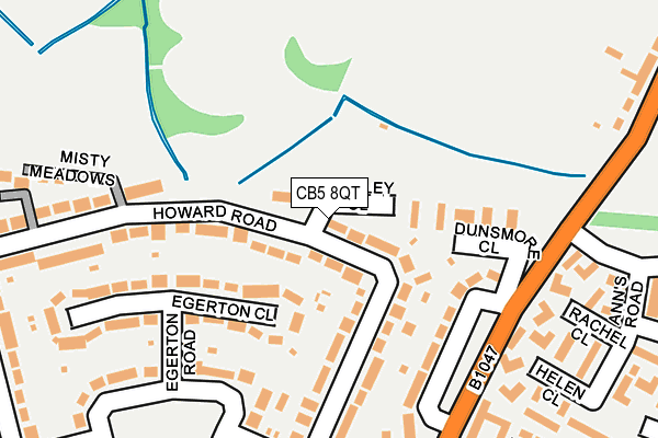 CB5 8QT map - OS OpenMap – Local (Ordnance Survey)
