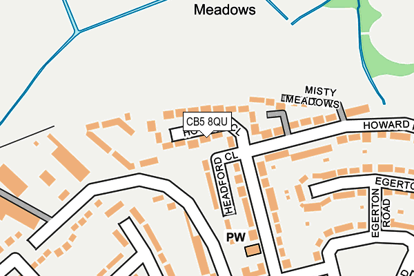 CB5 8QU map - OS OpenMap – Local (Ordnance Survey)