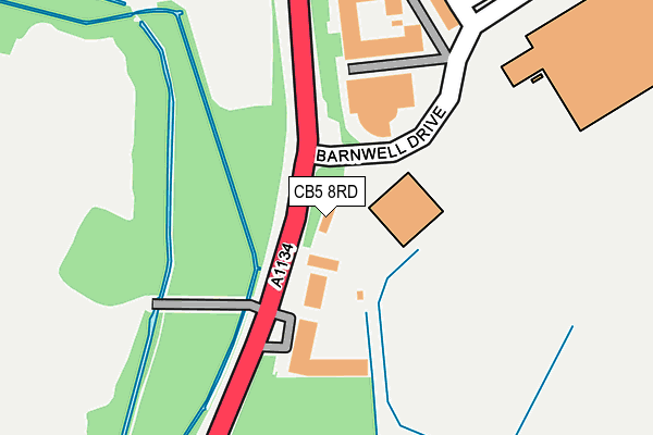 CB5 8RD map - OS OpenMap – Local (Ordnance Survey)