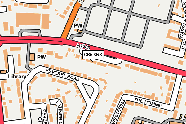 CB5 8RS map - OS OpenMap – Local (Ordnance Survey)