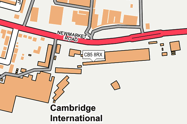 CB5 8RX map - OS OpenMap – Local (Ordnance Survey)