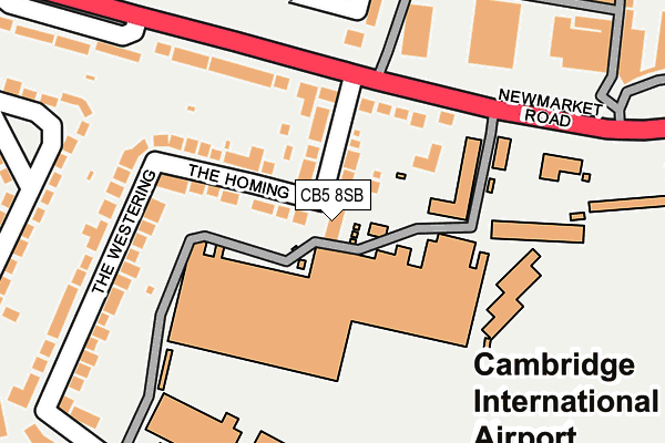 CB5 8SB map - OS OpenMap – Local (Ordnance Survey)