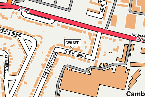 CB5 8SD map - OS OpenMap – Local (Ordnance Survey)