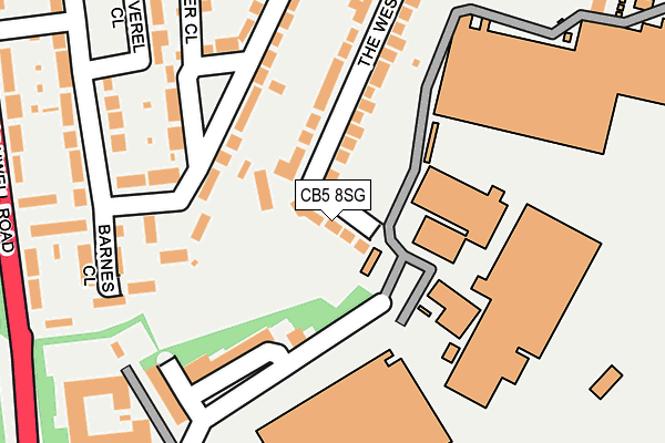 CB5 8SG map - OS OpenMap – Local (Ordnance Survey)