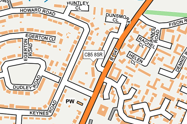 CB5 8SR map - OS OpenMap – Local (Ordnance Survey)