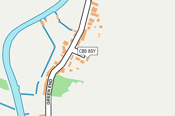 CB5 8SY map - OS OpenMap – Local (Ordnance Survey)