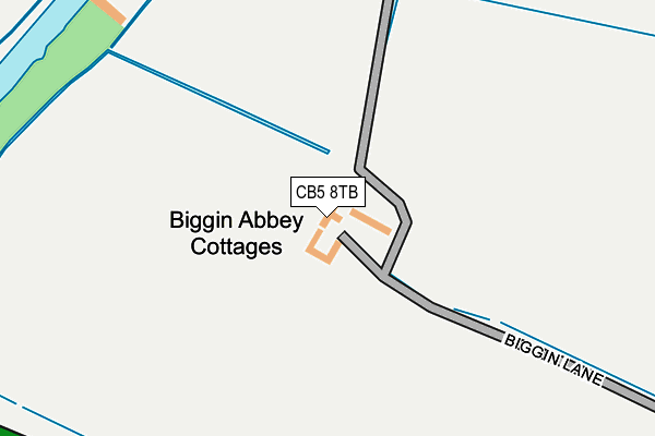 CB5 8TB map - OS OpenMap – Local (Ordnance Survey)