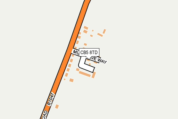 CB5 8TD map - OS OpenMap – Local (Ordnance Survey)