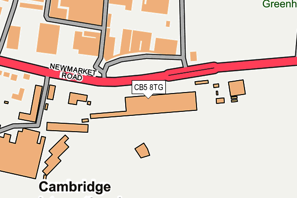 CB5 8TG map - OS OpenMap – Local (Ordnance Survey)