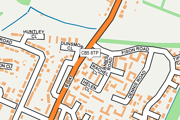 CB5 8TP map - OS OpenMap – Local (Ordnance Survey)