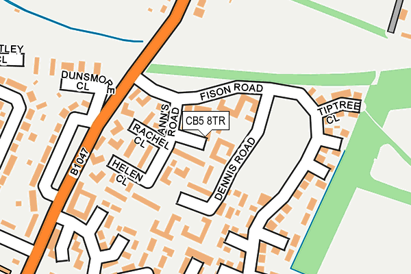 CB5 8TR map - OS OpenMap – Local (Ordnance Survey)