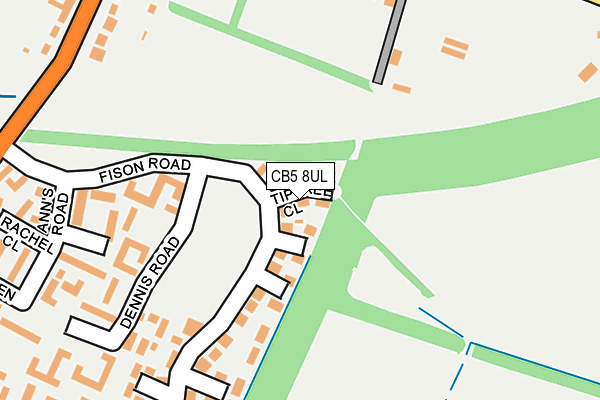 CB5 8UL map - OS OpenMap – Local (Ordnance Survey)