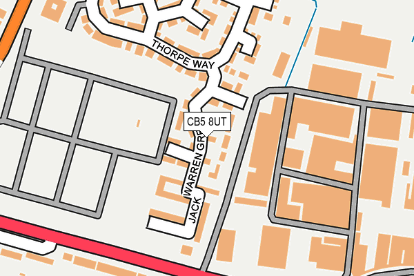 CB5 8UT map - OS OpenMap – Local (Ordnance Survey)