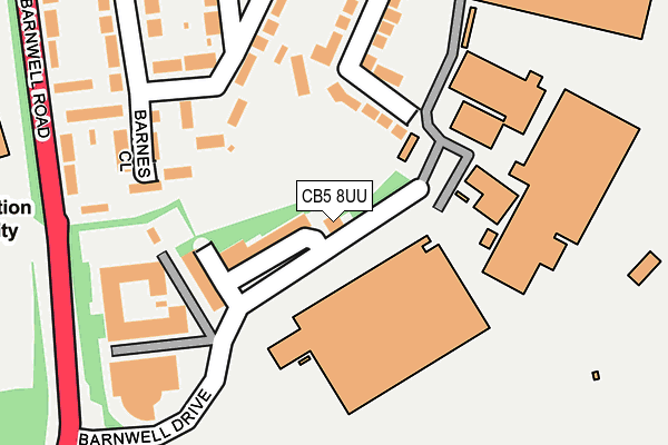 CB5 8UU map - OS OpenMap – Local (Ordnance Survey)