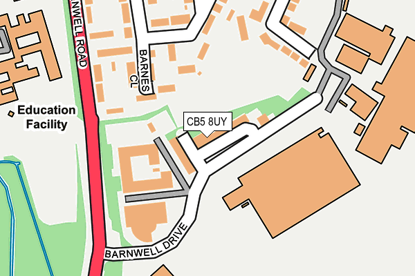 CB5 8UY map - OS OpenMap – Local (Ordnance Survey)