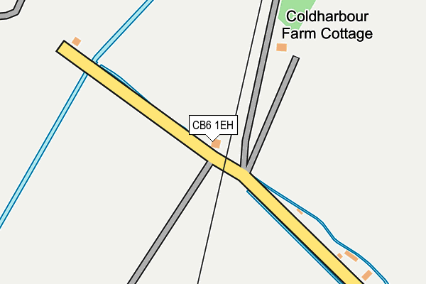 CB6 1EH map - OS OpenMap – Local (Ordnance Survey)