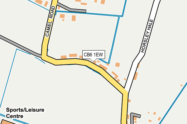 CB6 1EW map - OS OpenMap – Local (Ordnance Survey)