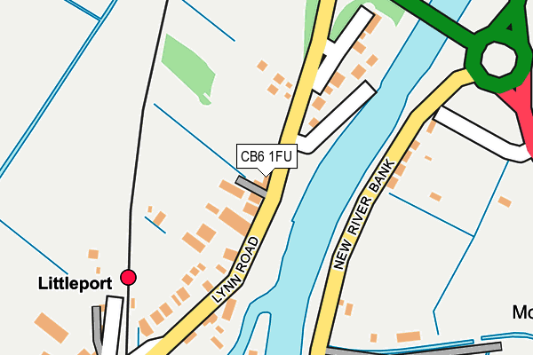 CB6 1FU map - OS OpenMap – Local (Ordnance Survey)