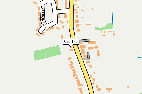 CB6 1HL map - OS OpenMap – Local (Ordnance Survey)