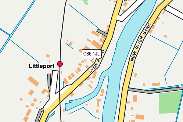 CB6 1JL map - OS OpenMap – Local (Ordnance Survey)