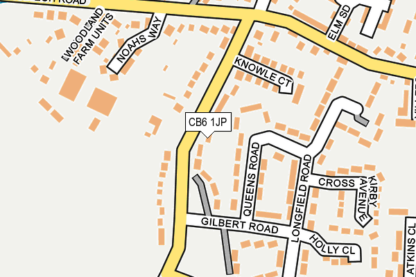 CB6 1JP map - OS OpenMap – Local (Ordnance Survey)