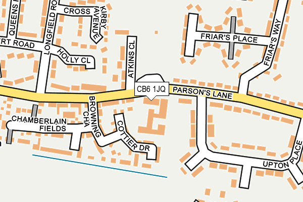 CB6 1JQ map - OS OpenMap – Local (Ordnance Survey)