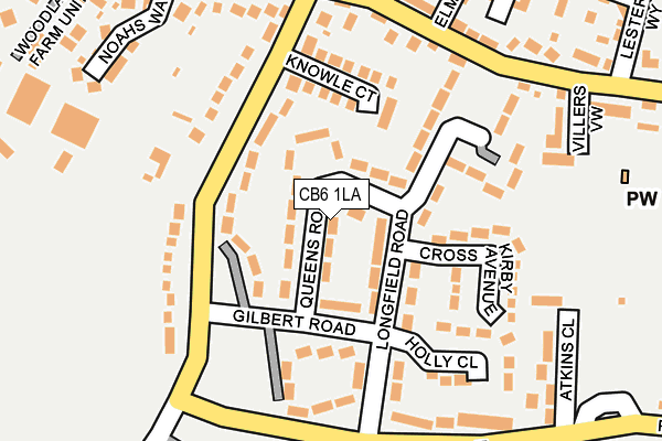 CB6 1LA map - OS OpenMap – Local (Ordnance Survey)