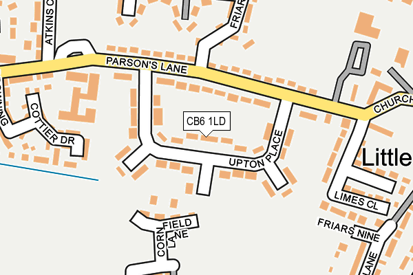CB6 1LD map - OS OpenMap – Local (Ordnance Survey)