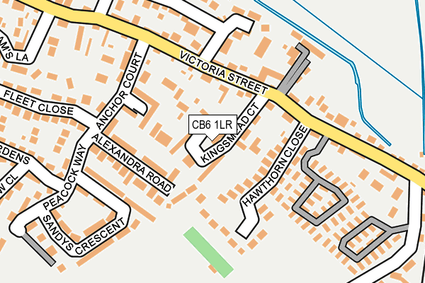 CB6 1LR map - OS OpenMap – Local (Ordnance Survey)