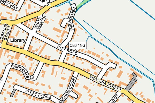 CB6 1NG map - OS OpenMap – Local (Ordnance Survey)