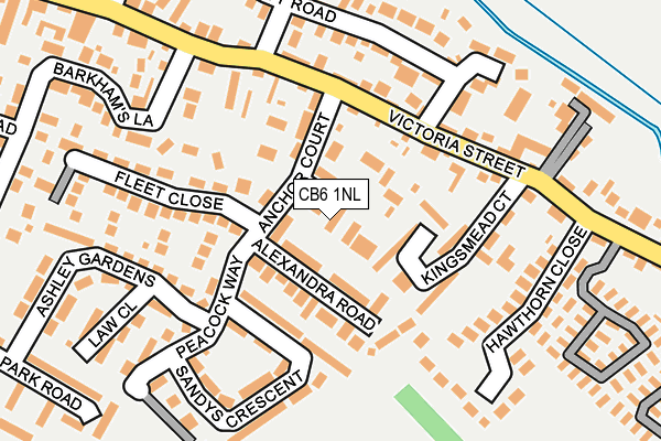 CB6 1NL map - OS OpenMap – Local (Ordnance Survey)