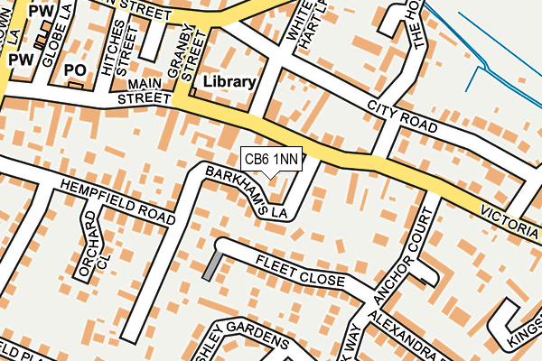 CB6 1NN map - OS OpenMap – Local (Ordnance Survey)