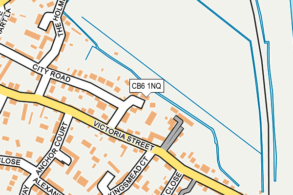 CB6 1NQ map - OS OpenMap – Local (Ordnance Survey)