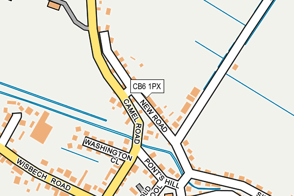 CB6 1PX map - OS OpenMap – Local (Ordnance Survey)