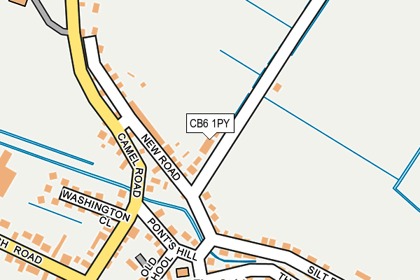 CB6 1PY map - OS OpenMap – Local (Ordnance Survey)