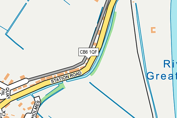 CB6 1QF map - OS OpenMap – Local (Ordnance Survey)