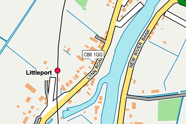 CB6 1QG map - OS OpenMap – Local (Ordnance Survey)