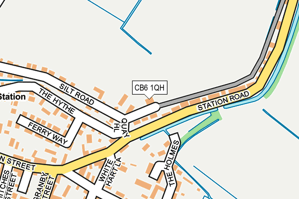 CB6 1QH map - OS OpenMap – Local (Ordnance Survey)