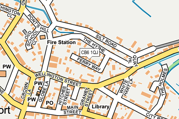 CB6 1QJ map - OS OpenMap – Local (Ordnance Survey)