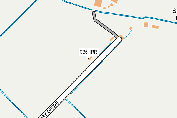 CB6 1RR map - OS OpenMap – Local (Ordnance Survey)