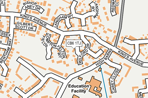 Map of MEGGINSON ESTATES LIMITED at local scale