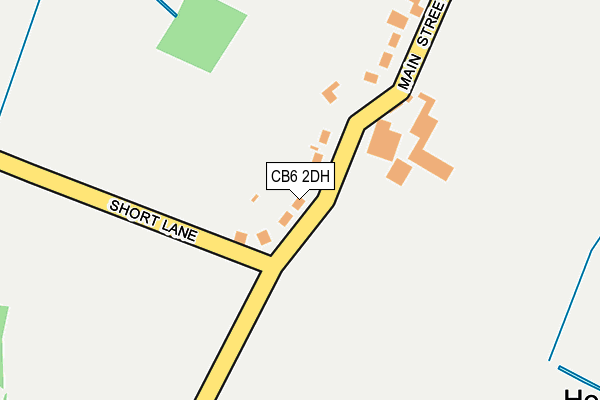 CB6 2DH map - OS OpenMap – Local (Ordnance Survey)