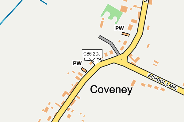 Map of MANOR FARM DEVELOPMENTS (COVENEY) LIMITED at local scale