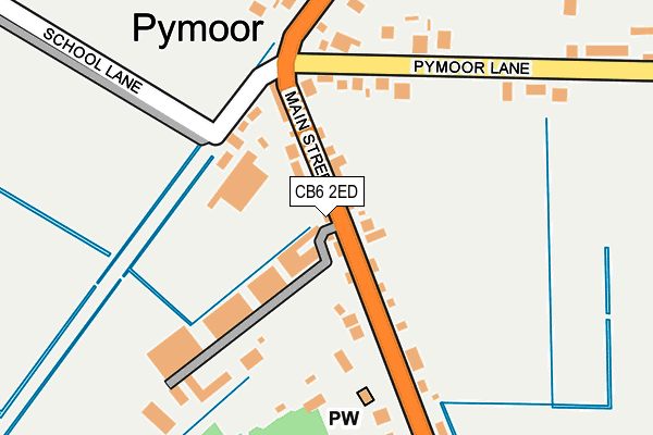 Map of TYRES 2 U (ELY) LTD at local scale