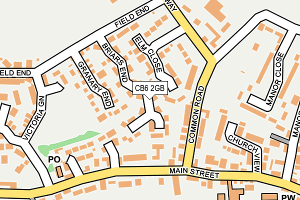 CB6 2GB map - OS OpenMap – Local (Ordnance Survey)