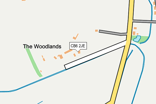 CB6 2JE map - OS OpenMap – Local (Ordnance Survey)