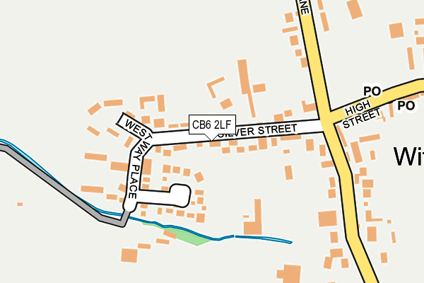 CB6 2LF map - OS OpenMap – Local (Ordnance Survey)