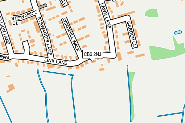 CB6 2NJ map - OS OpenMap – Local (Ordnance Survey)