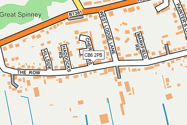 Map of GODFREY'S VEHICLE SERVICES LTD at local scale